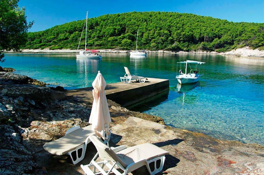 Waterfront Villa With Pool Vela Luka Exterior photo
